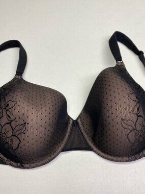 Olga BLK Lightly Lined Underwire, 38D *P1036